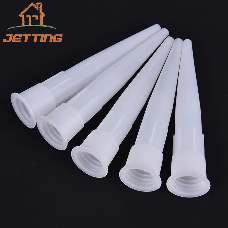 

20pcs Universal Caulking Gun Nozzles Plastic Glass Glue Nozzles Sealant Silicone Caulking Tips Mouth Home Construction Tools