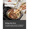 Caraway Stainless Steel Cookware Set (4 Piece) - 5-Ply Stainless Steel Pots & Pans - Includes Fry Pan, Sauce Pan, Sauté Pan 5