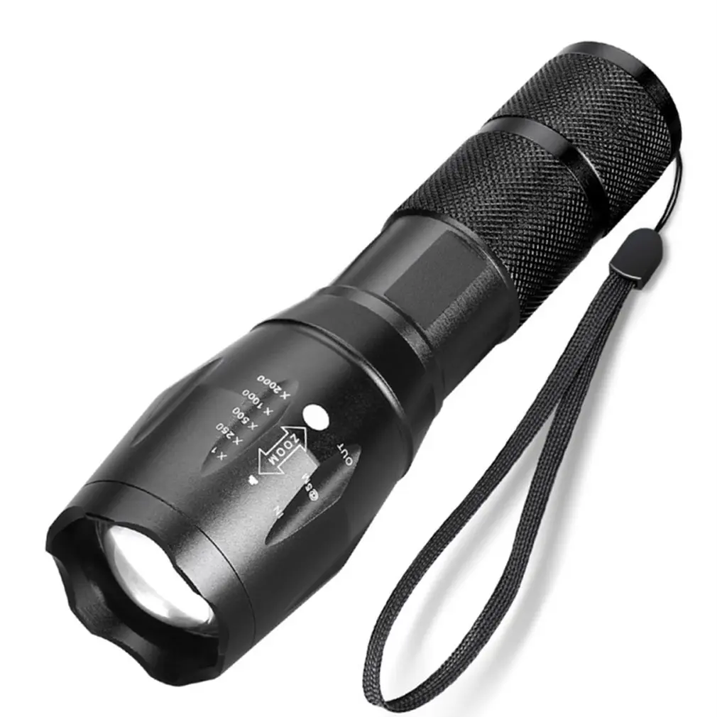 Description Picture 2 of itemHot 10000 Lumen Led Flashlight T6 / L2 Ultra Bright Flashlight 5 Modes Zoomable Tactical Flashlights Outdoor Camping Flash Light