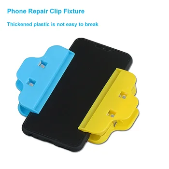 Strumenti di riparazione del telefono cellulare Morsetto di fissaggio per clip in plastica per iPhone Samsung iPad Tablet Strumenti di riparazione dello schermo LCD