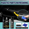30/50ML Plastics Restorer For Cars Protectant Cleaning For Cars Truck Motorcycle Exterior Polishing & Scratch Remover Refurbish 4