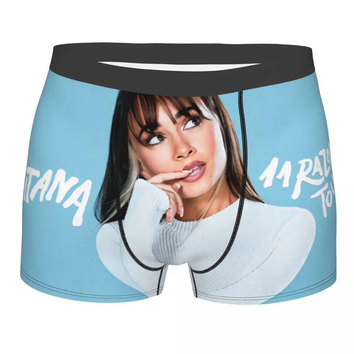 

Sexy Aitana Boxers Shorts Underpants Men's Stretch Music Singer Briefs Underwear