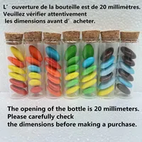 Dragees Test Tube 20*25*80mm Glass Bottle Wedding Dragees Marriage Glass Jars Container DIY Crafts Candy Bottle Wedding Gift 2