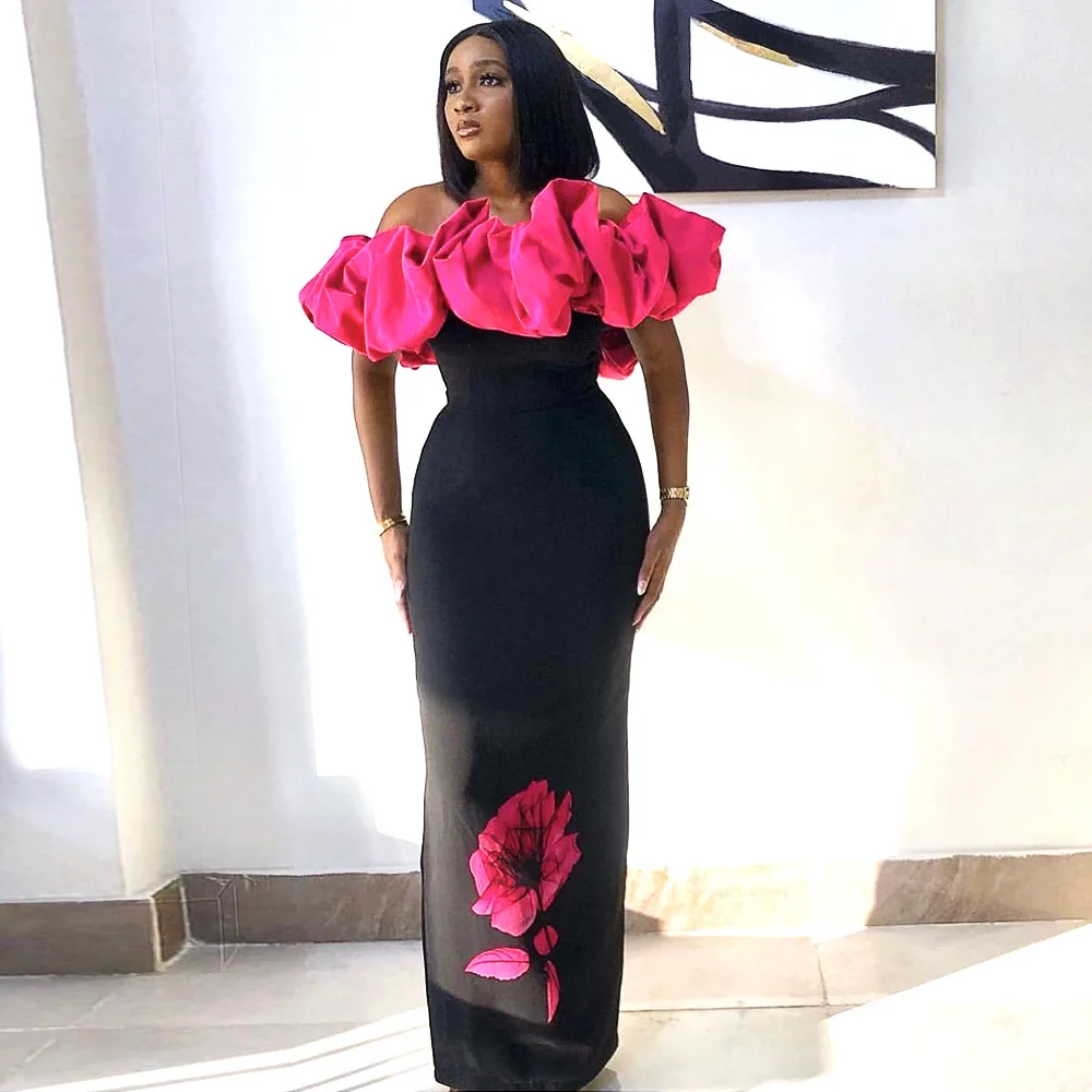 

African Dresses for Women Spring Summer African Women Sleeveless Polyester Printing Long Dress Maxi Dress African Clothes S-4XL