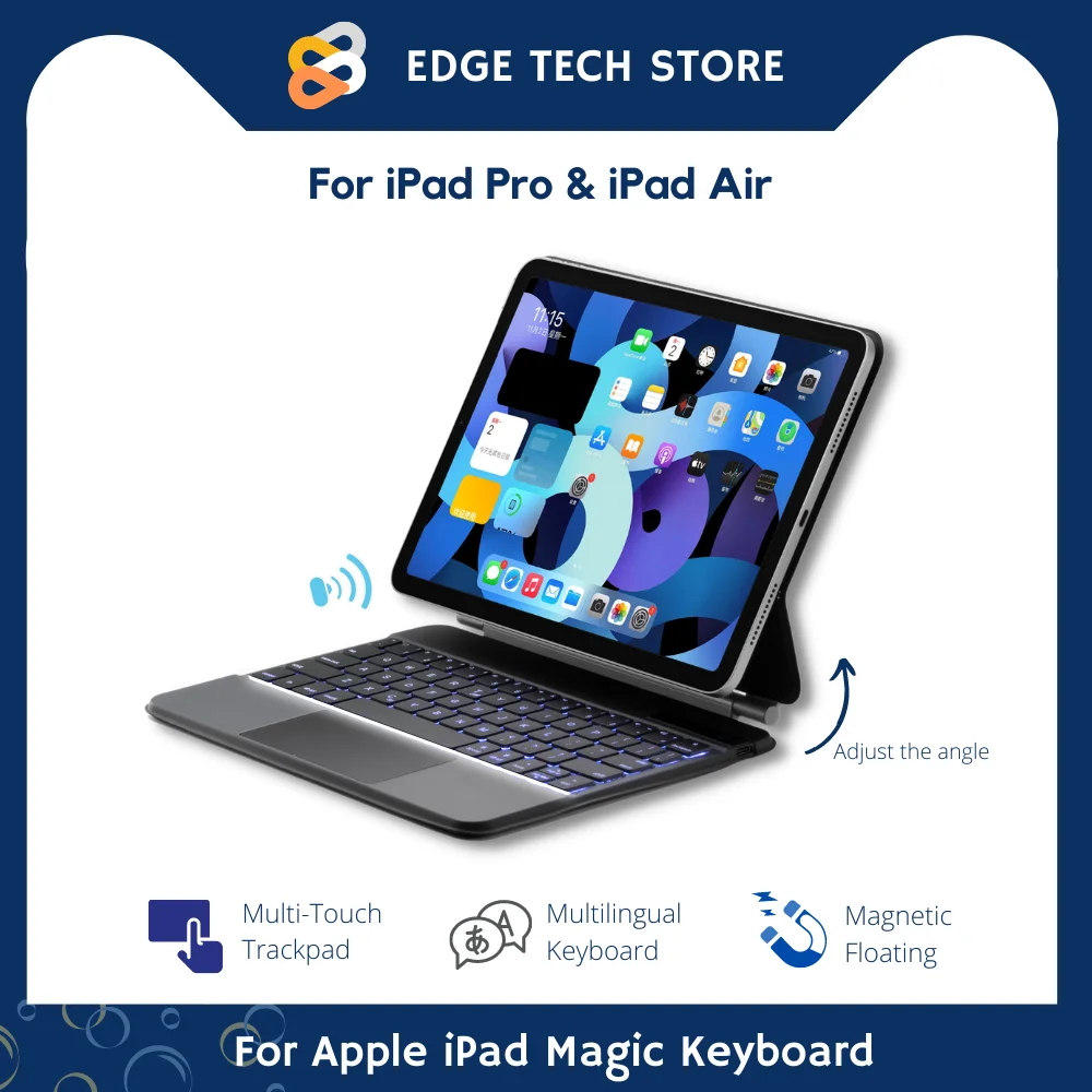 Magic Keyboard Case For Apple Ipad Pro 11 12.9 2021 2020 2018 Korean
