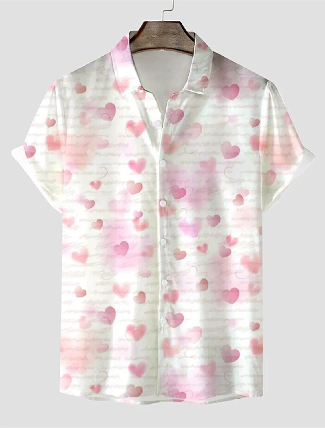 Рисунок 5 - Мужская рубашка с коротким рукавом Love lollipop