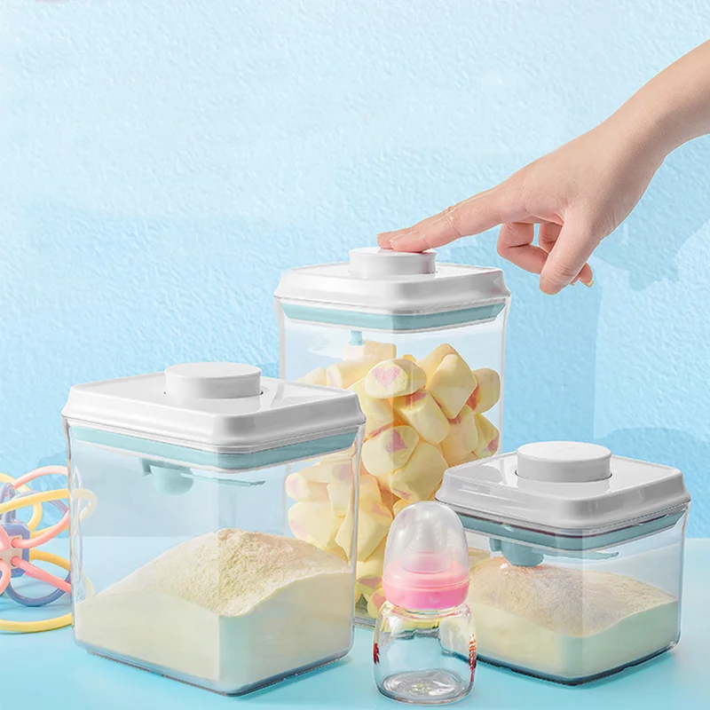 Kitchen Cereal Keeper Dry Food Storage Container Plastic Cereal Dispenser Storage Box