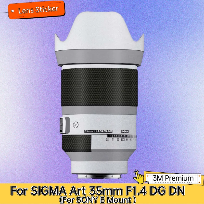

Для SIGMA Art 35 мм F1.4 DG DN для SONY E Mount наклейка на рассеиватель Защитная пленка для защиты от царапин защитное покрытие ART35 F/1,4
