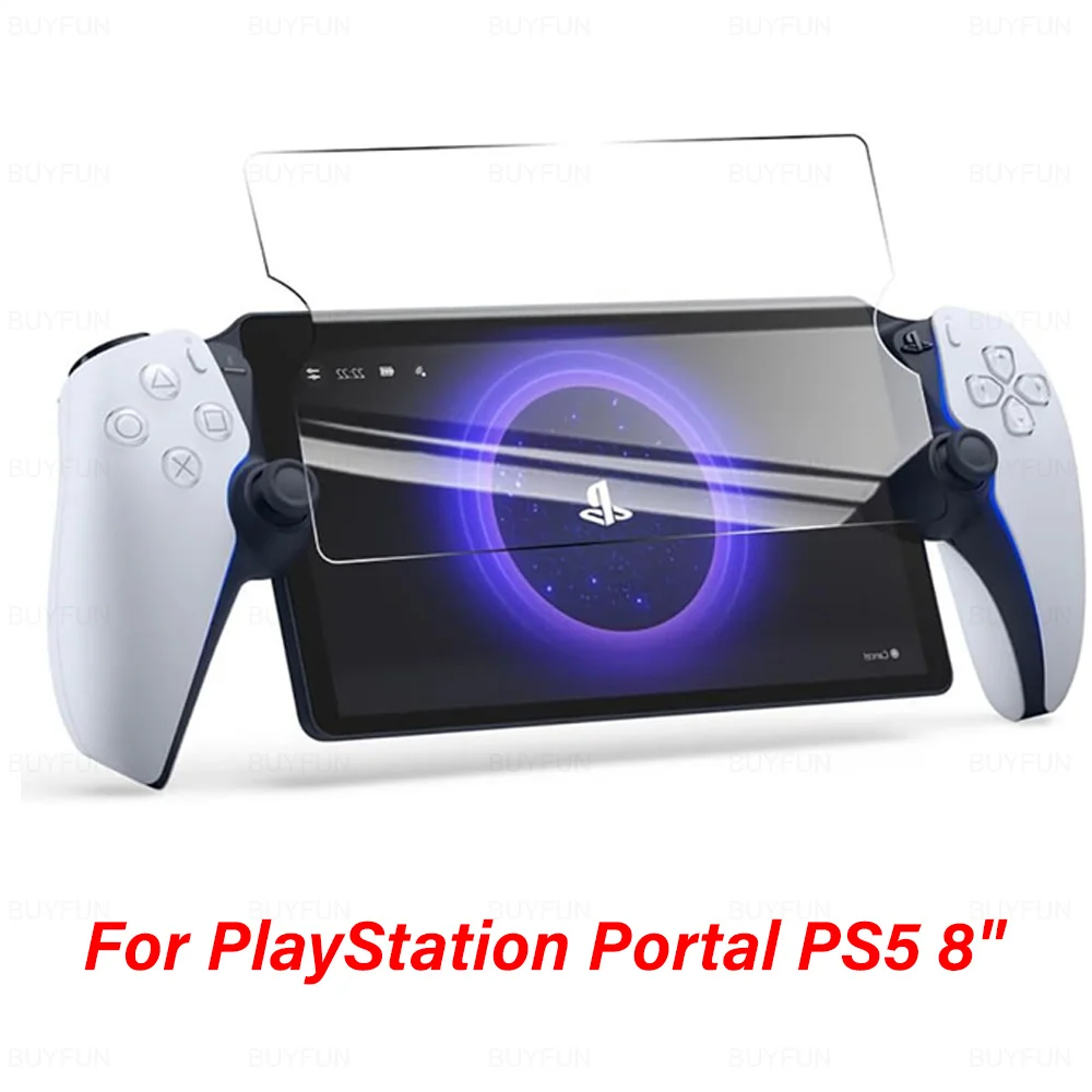 

Screen Protector For PlayStation Portal PS5 Tempered Glass Play Station PortalPS5 PS 5 8 inch Gaming Handhold HD Protective Film