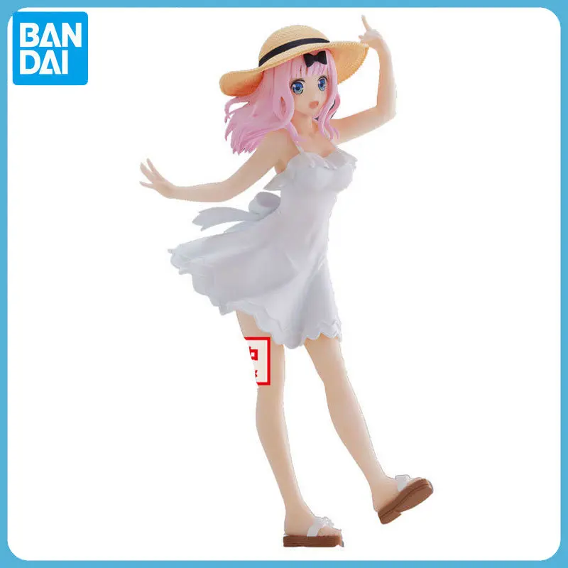 

BANDAI Kaguya-sama Love Is War Fujiwara Chika Genuine Anime Action Figure PVC Model Child Collectible Doll Gift Toys 18cm