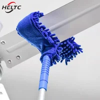Microfiber Ceiling Fan Blade Cleaning Duster Kit Removable Flexible Cobweb Duster High Ceiling Fan Dust Removal Dusters 1