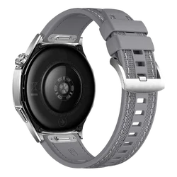 Versatile 22mm Soft Silicone Nylon Replacement Wristband Strap - GT4 GT3 46mm (A - Gray)