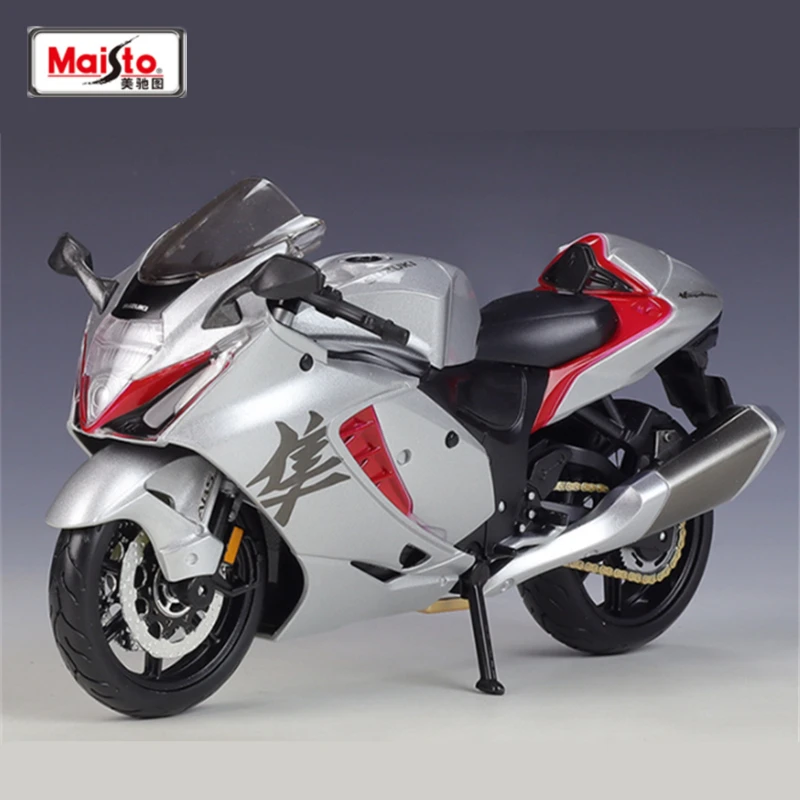 

Гоночная модель мотоцикла Maisto 1:12 SUZUKI 2022 Hayabusa из сплава, литые металлические игрушки, уличная спортивная модель мотоцикла, детские подарки