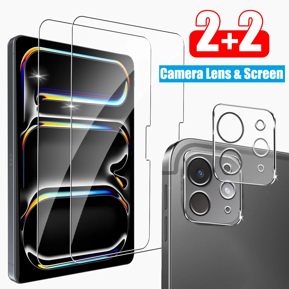 2pcs Tempered Glass Camera Lens Protector For ipad Pro 13 11
