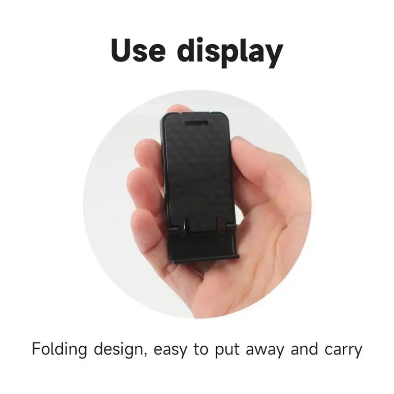 Mini Universal Folding Phone Stand Plastic Desktop Mount Portable Stand Folding Stand for iPhone Xiaomi Samsung Smartphone Stand mobile phone holder