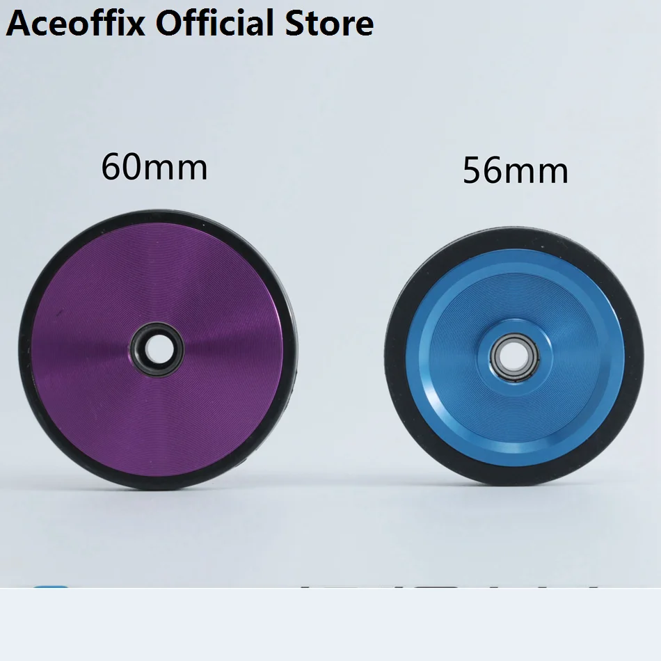 Aceoffix 1 Pair 56/60mm Closed Easywheel For Brompton Eazywheel