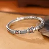 Sterling Silver Bracelets for Women New Women's Fashion Hollow Butterfly Pattern Jade Bangle Pure Argentum Jewelry 3