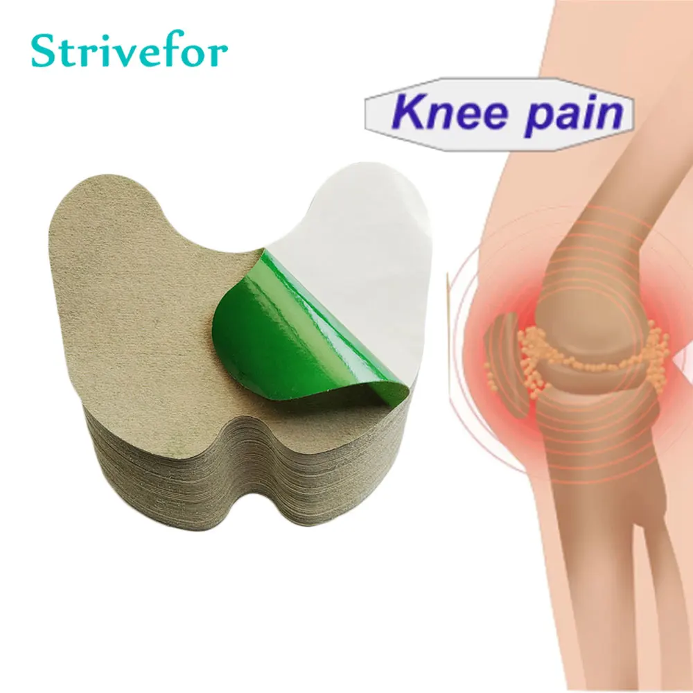 

16pcs Self-heating Knee Plaster Arthritis Muscle Joint Pain Stickers Chinese Herbal Pain Relief Patches Wormwood Extract Sticker