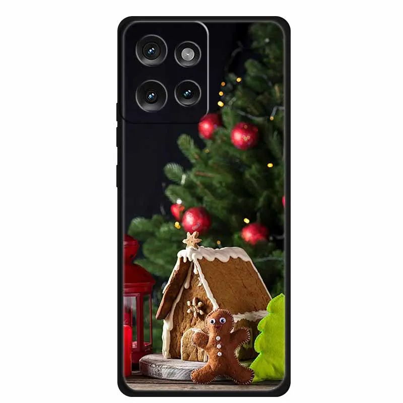 Festive Holiday Silicone Case - Soft TPU Protective Cover with Christmas Design