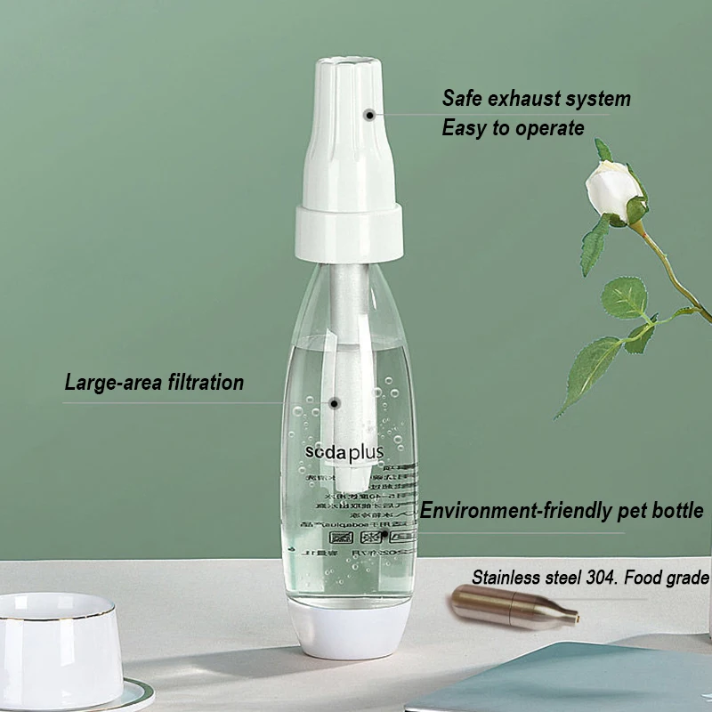 Portable Soda Maker Machine Household With CO2 Rechargeable Cartridge for Carbonate Beverage Drink Maker Homebrew Sodastream