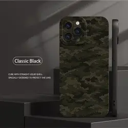 Camouflage Pattern TPU Phone Cover Case - iPhone 12 Pro Max (Mix01)
