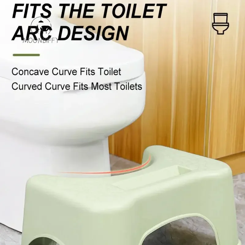 Toilet Squat Stool Step Stool Toilet Squat Pit Stool Household Toilet Treatment Constipation Artifact Foot Step Squatty Potty Stool