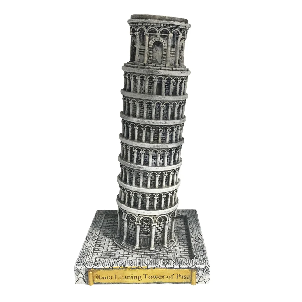 Famoso Edificio Statua Italia Torre Pendente Di Pisa Torre Pendente Di Pisa Soggiorno Decorazione Artigianato Modello