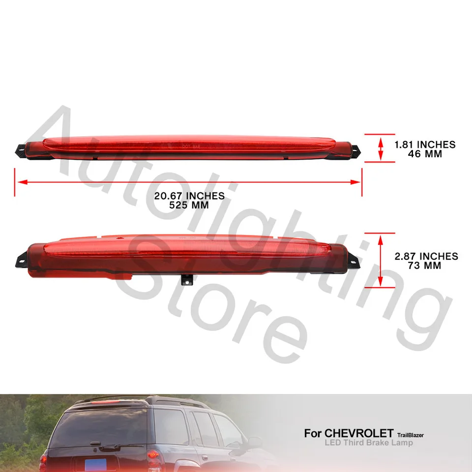 Tercera Luz De Freno De Coche Tercera Tercera 2002 2009 Chevrolet Trailblazer
