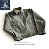 SauceZhan 1940 Safari Style Jacket Short Work Jacket VINTAGE 100% Cotton Men Jacket Solid  Mens Jackets Chamarras Para Hombre 2