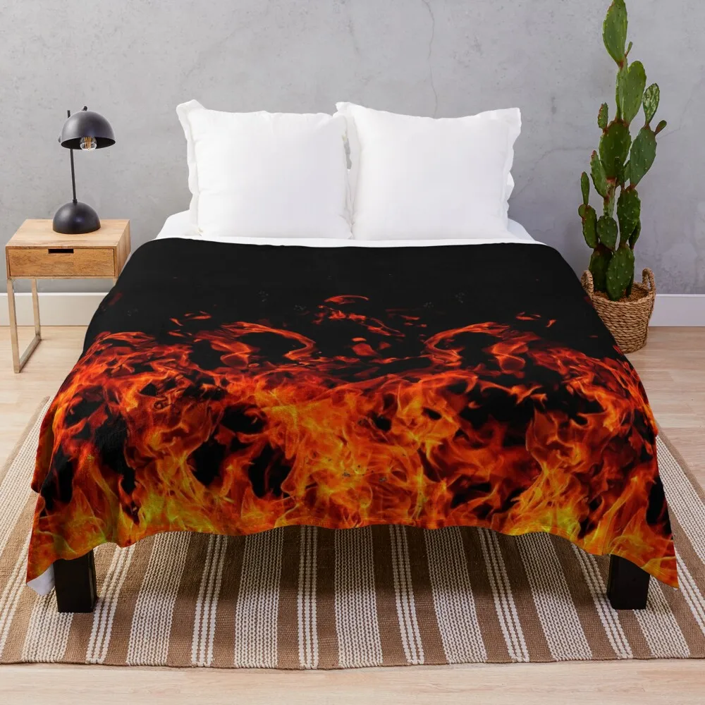 

Flames Of Fury Throw Blanket wednesday Beach Blanket Stuffed Blankets Blankets For Baby