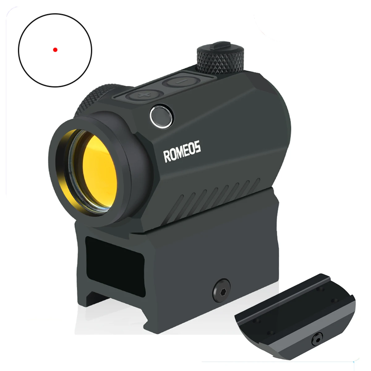 Red Dot Sight Tactical ROMEO 5 1x20mm 2 MOA Compact Hunting Rifle Optic Shooting Shockproof Waterproof for 20MM Rail 1:1 Replica