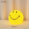 Outdoor Smiling Face Table Lamp Rechargeable Touchable Children's Bedroom Decorative Desk Lamp Landscape Yard Lawn Lighting 5
