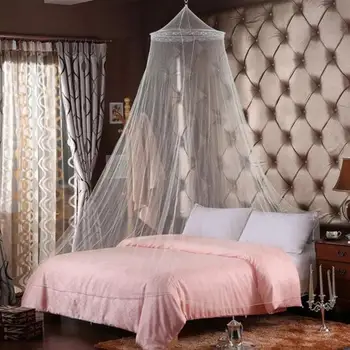 Moustiquaire princesse d'été, auvent de cryptage, dôme, mouche, insectes, tissu en maille, Protection répulsive, décoration de lit, décoration de maison 1