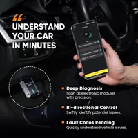 ANCEL Echo OBD2 Car Scanner Bluetooth All System Bidirectional Oil EPB Reset Battery Registration Diagnosis Tool for iOS Android 2