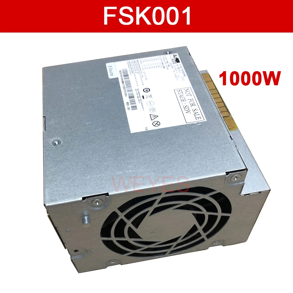 

For Lenovo P520 P620 P720 MAX1000W FSK001 5P50V03189 SP50H29588 5P50V03173 DPS-1000AB-12 A MAX1000W Power Supply Refurbished