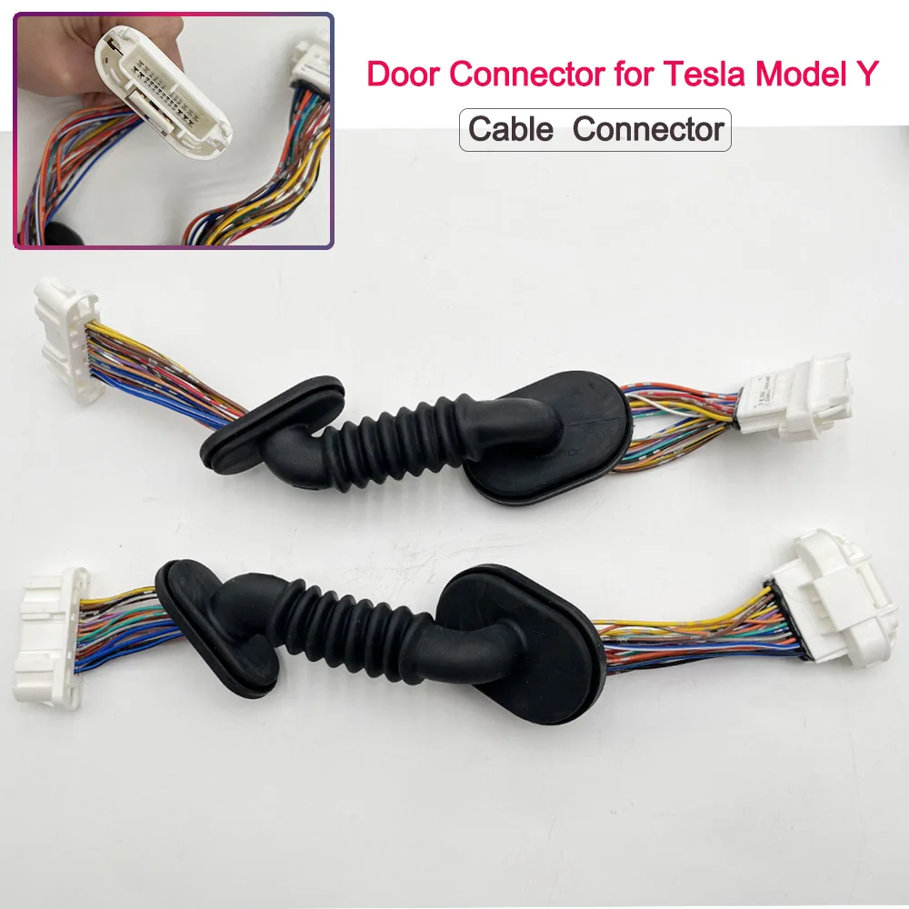 

Auto Cable Orgnizer Suction Door Connector Electric Door Handles Connector for Tesla Model Y Rear Door Waterproof Plug Play