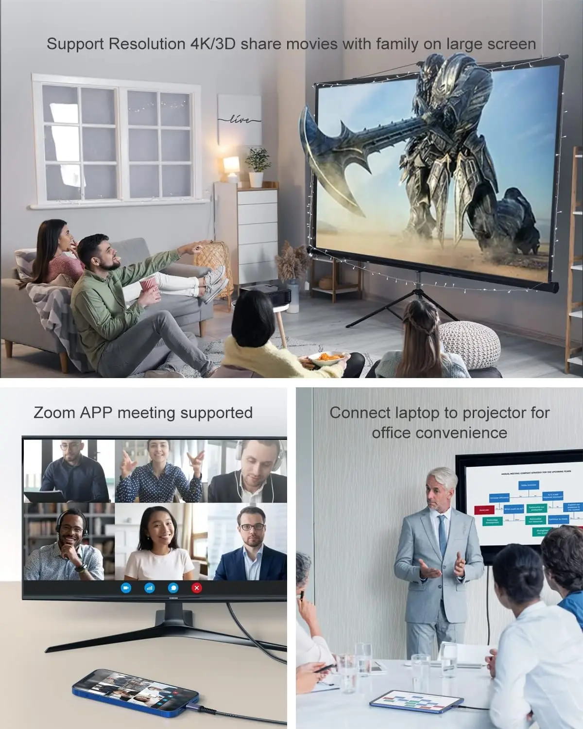 Lightning to HDMI Adapter iPhone/iPad/iPod 1080P Digital AV Sync Screen Connector HDTV/Monitor/Projector-6.6 Ft/2M