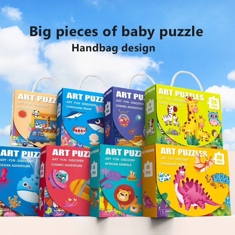 Jigsaw Puzzles Wooden Jigsaw Puzzles Wooden Puzzle Toys Educational Puzzles Mini Jigsaw Puzzle Paper Puzzle Toys 36pcs Jigsaw Puzzle Educational Toys Children's Enlightenment Puzzle Gift 3-6 Years Old Baby Toddler Toys