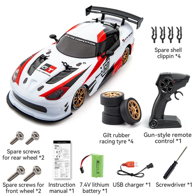 Voiture Jouet À Quatre Roues Motrices Pour Adultes, Modèle Professionnel Rc  À Dérive, Charge À Grande Vitesse, Voiture De Course Gtr Télécommandée Pour  Enfants, 1/18 - Rc Voitures - AliExpress