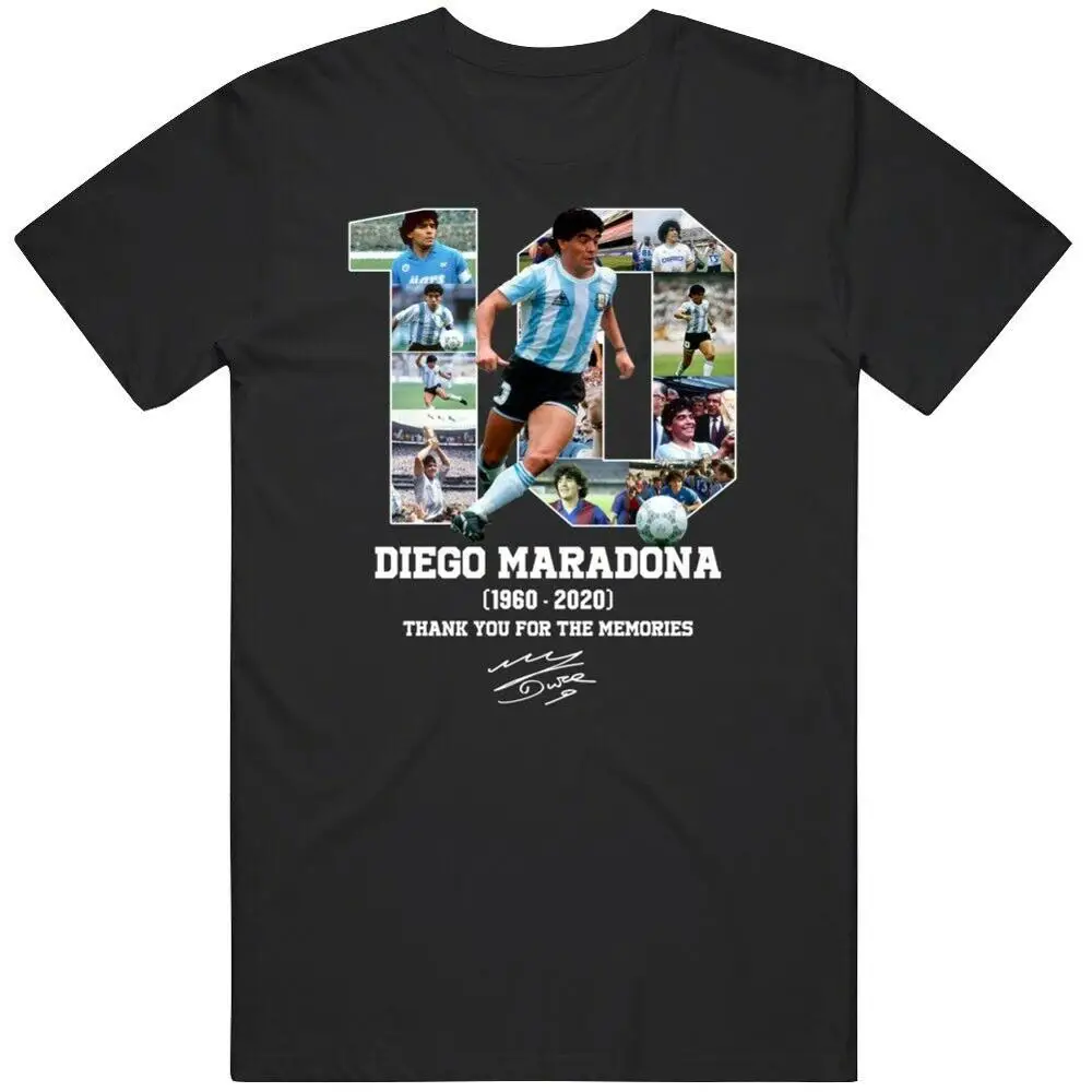 Diego Maradona Argentina Soccer Legend Football T-Shirt Unisex