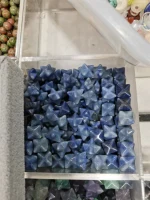 14MM Merkaba Star Natural Crystal Quartz Stone Wiccan Energy Healing Gem DIY Jewelry Home Decoration Gift 1