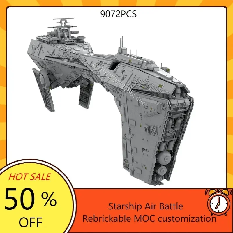 

Space Cruiser Nebulon Space War Weapon MOC SpaceShip Battle Model Building Blocks Architecture Education Assembly Model Toys