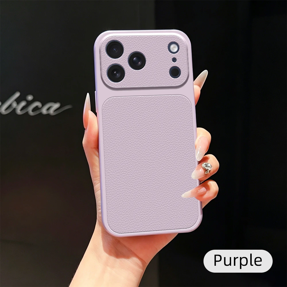 Luxury Leather Case with Lens Protection for Tecno Spark 50 - Matte Finish Back Cover