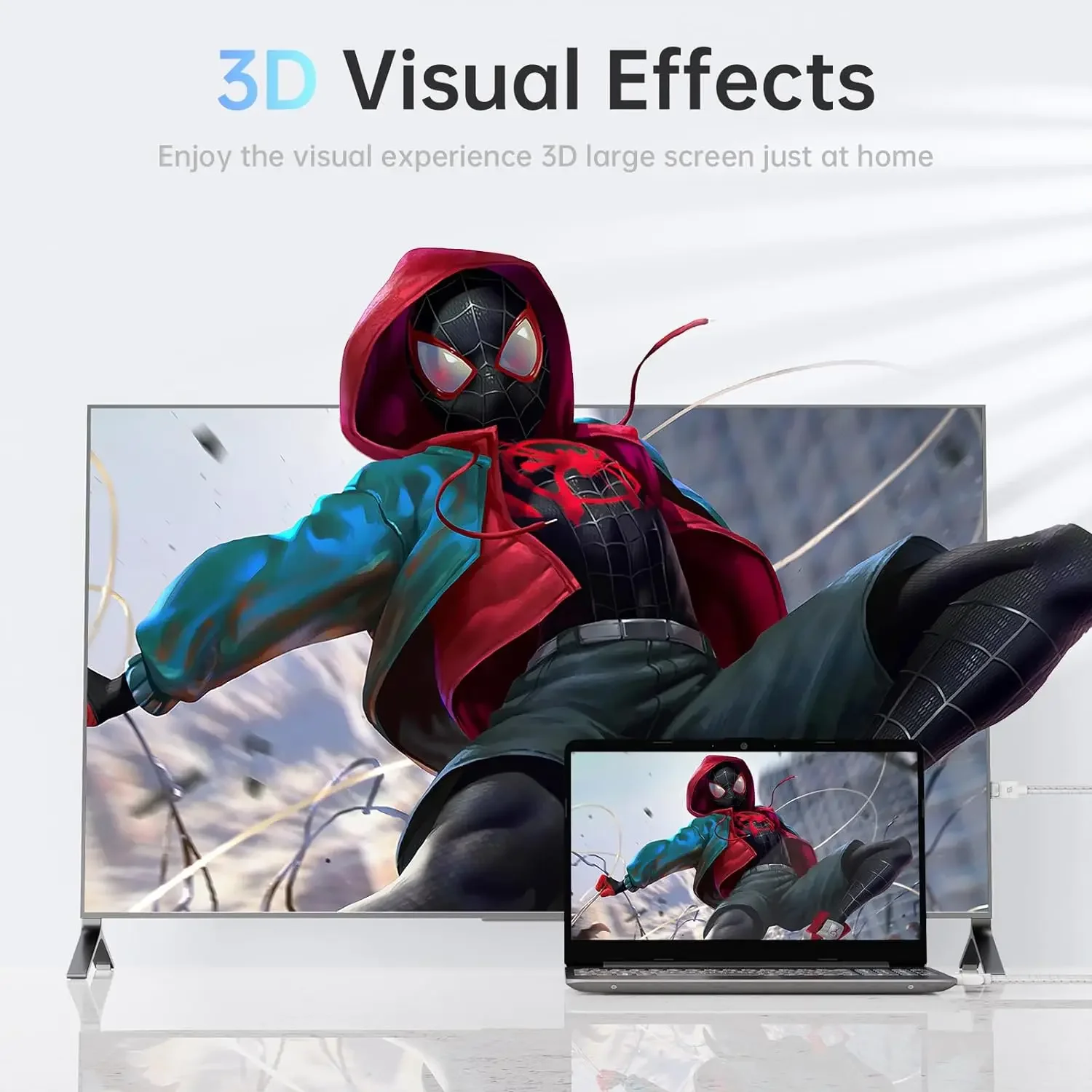 Ultra HD DisplayPort Cable - 4K@60Hz, 2K@144Hz, Male to Male - White, 1.5M