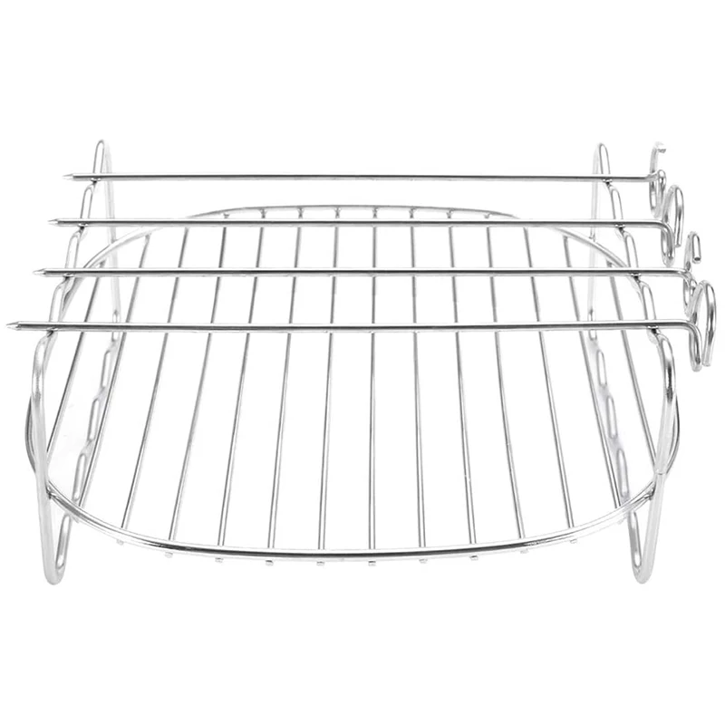 Air Fryer Double Layer Rack, Multi Purpose Air Fryer Rack, Metal Holder