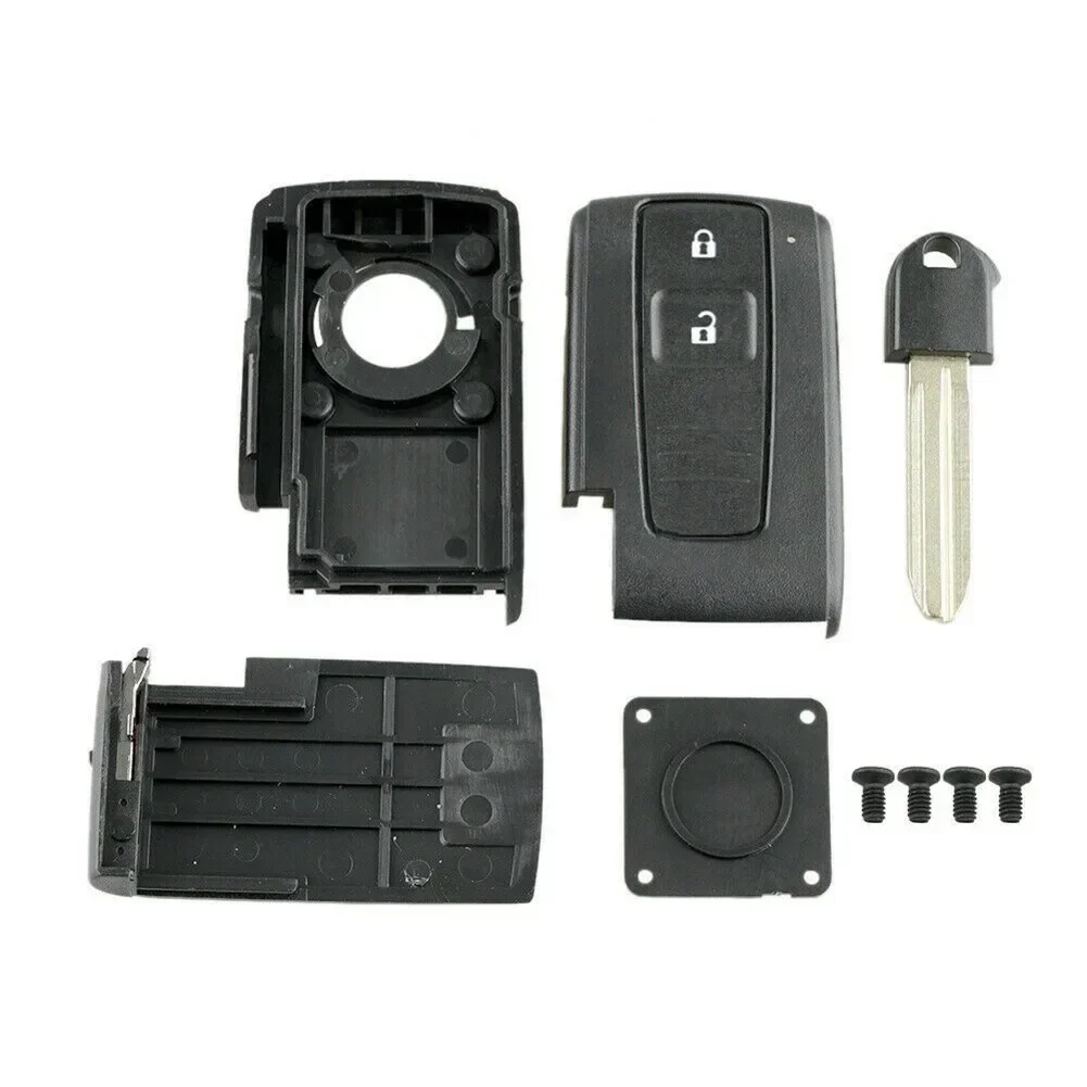 Enhanced Key Fob Replacement with TOY43 Blade - 2 Button Smart Design