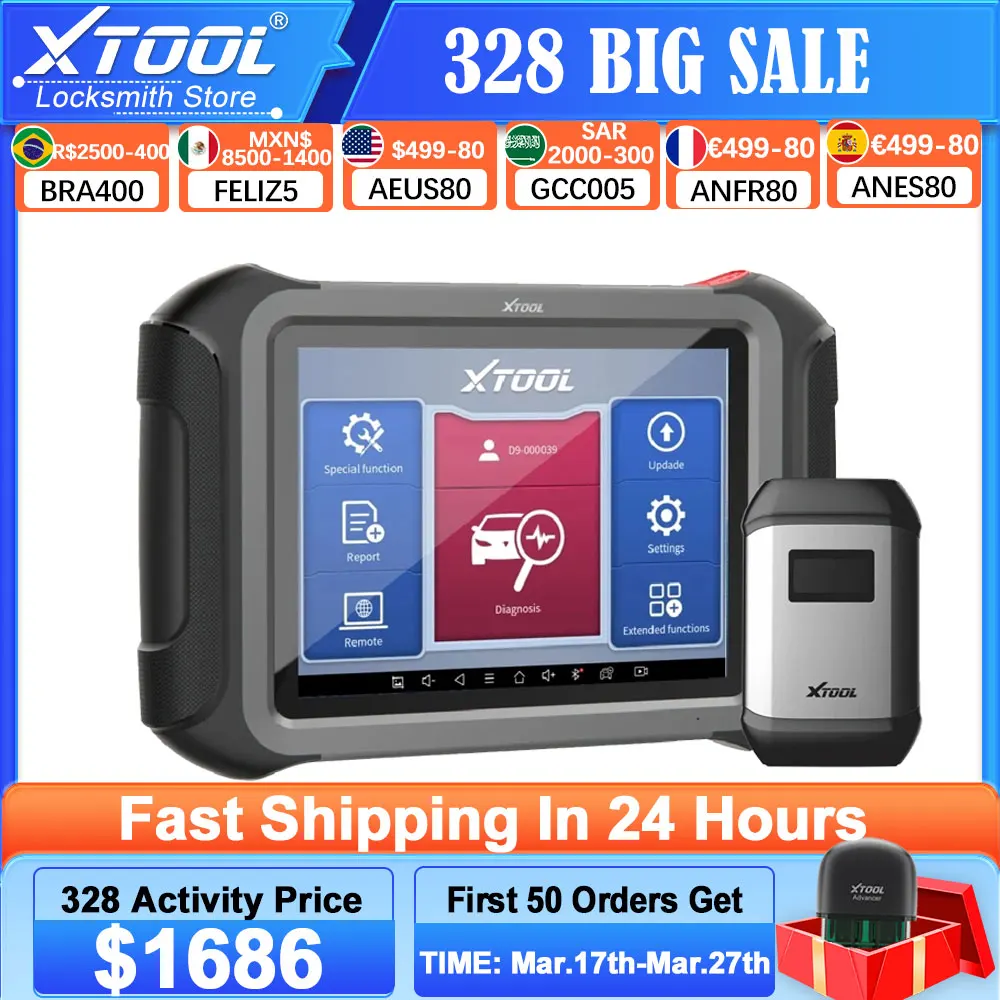 XTOOLD9HDForTruck2412VCarScanerTopologyMappingAutoDiagnostic
