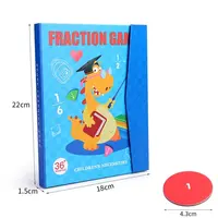 Magnetic Fraction Puzzles for Math Mastery Montessori Enlightenment with Fun Arithmetic Teaching Aid Cognitive Educational Toys 6