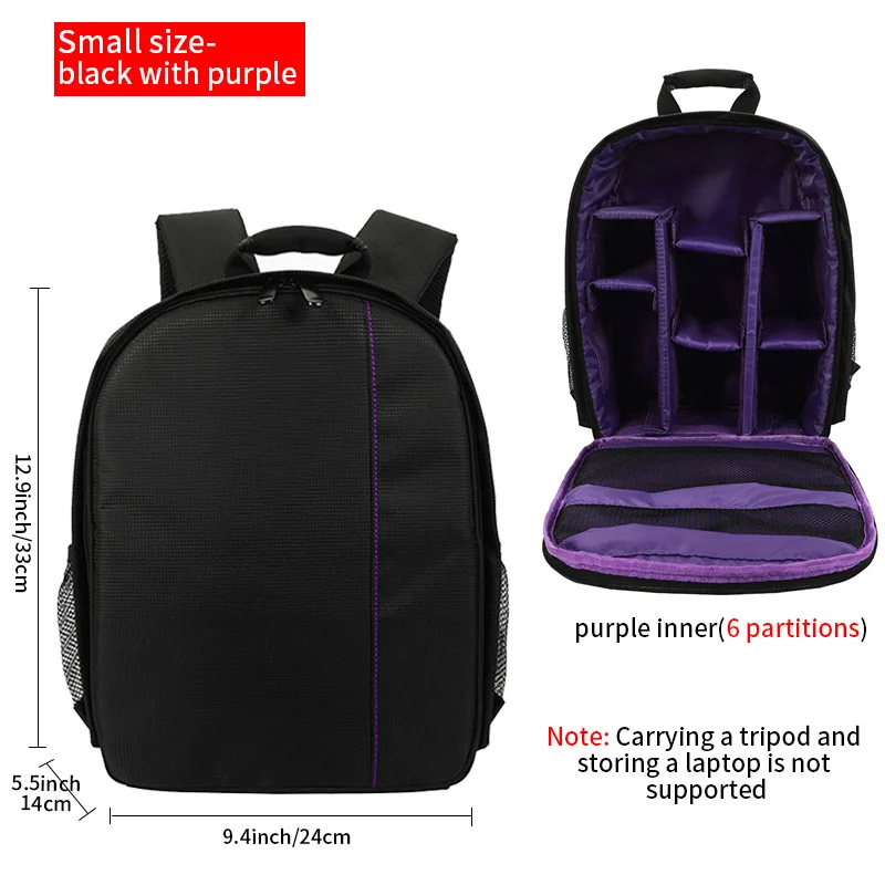 Lightweight Waterproof Outdoor Photography Backpack with Large Capacity and Multi-Functional Design