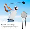 1Pc Golf Divot Repair Tool Zinc Alloy Magnetic Detachable Golf Green Fork Pitch Groove Cleaner Golf Marker Golfs Accessories 4